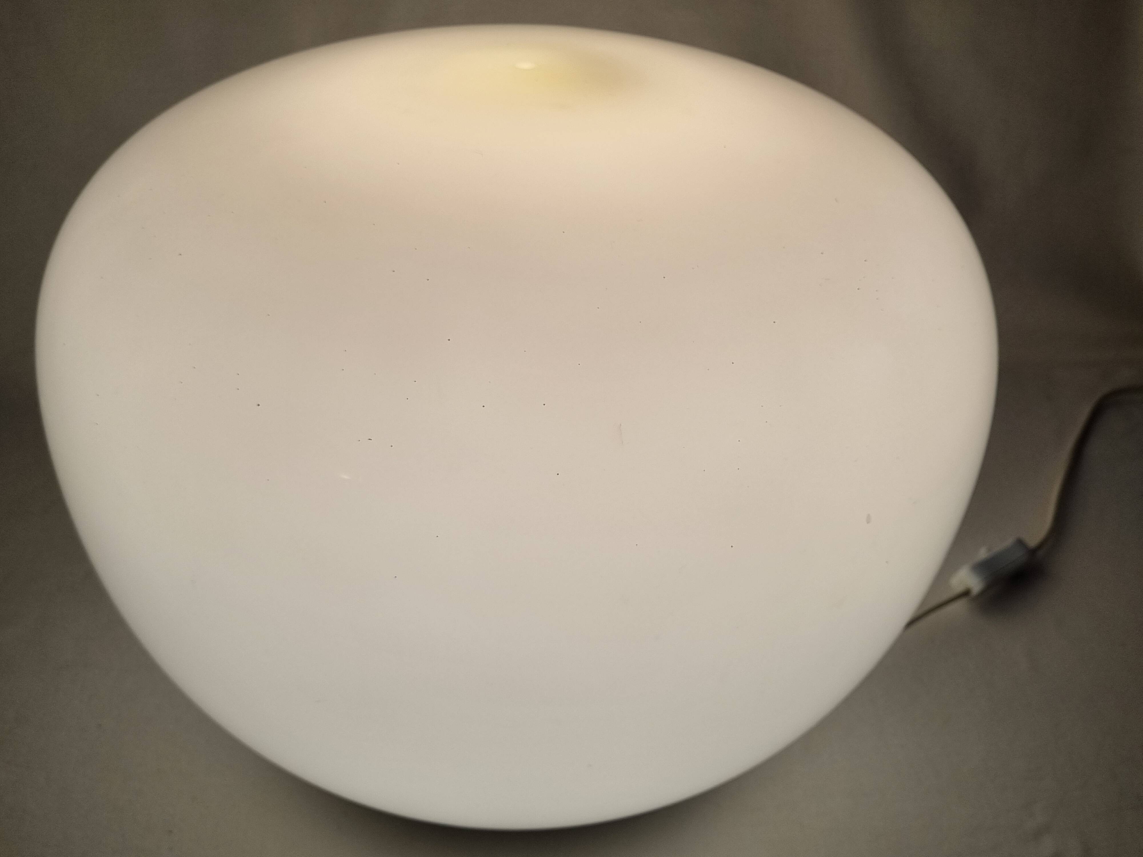 Jonisk floor lamp, designed by carl öjerstam, pebble shape in polycarbonate 38 cm