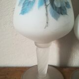 Duo de vases en opaline