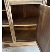 Buffet very art deco in raw walnut