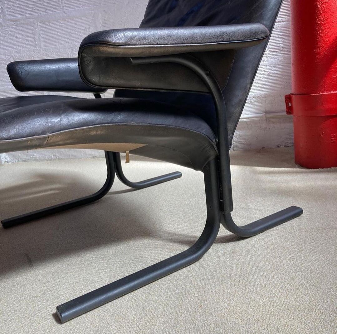 Pair of leather armchairs De Sede DS 2030