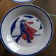 set of 4 Art Deco plates signed Louis Garin HB Quimper
