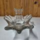 vintage large wave crystal blown coupe centrepiece 42cm style