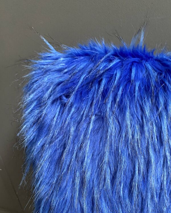 Chaise emblématique Miroslav Navratil tissu moelleux bleu pour Český Nábytek années 1960