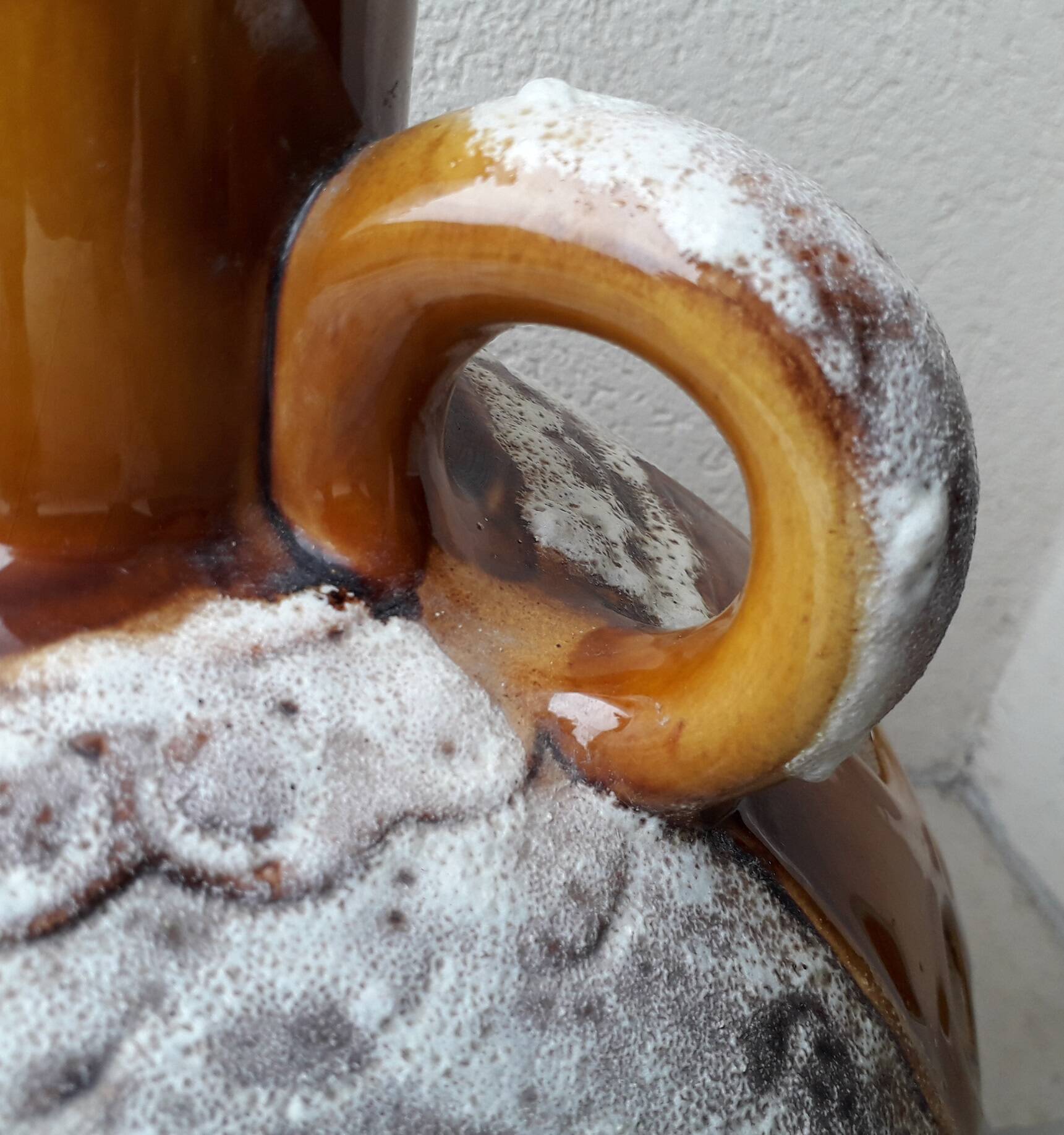 Pied de lampe en céramique