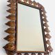 Spanish Mid-Century Wrought Iron Mirror with Foliage Frame, Circa 1950s