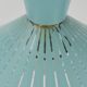 Diabolo-shaped glass chandelier