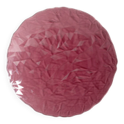 Vintage Bormioli Rocco Purple Glass Plate: Mid-Century Italian Decor