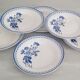 6 plates old earthenware Digoin Sarreguemines model annick vintage