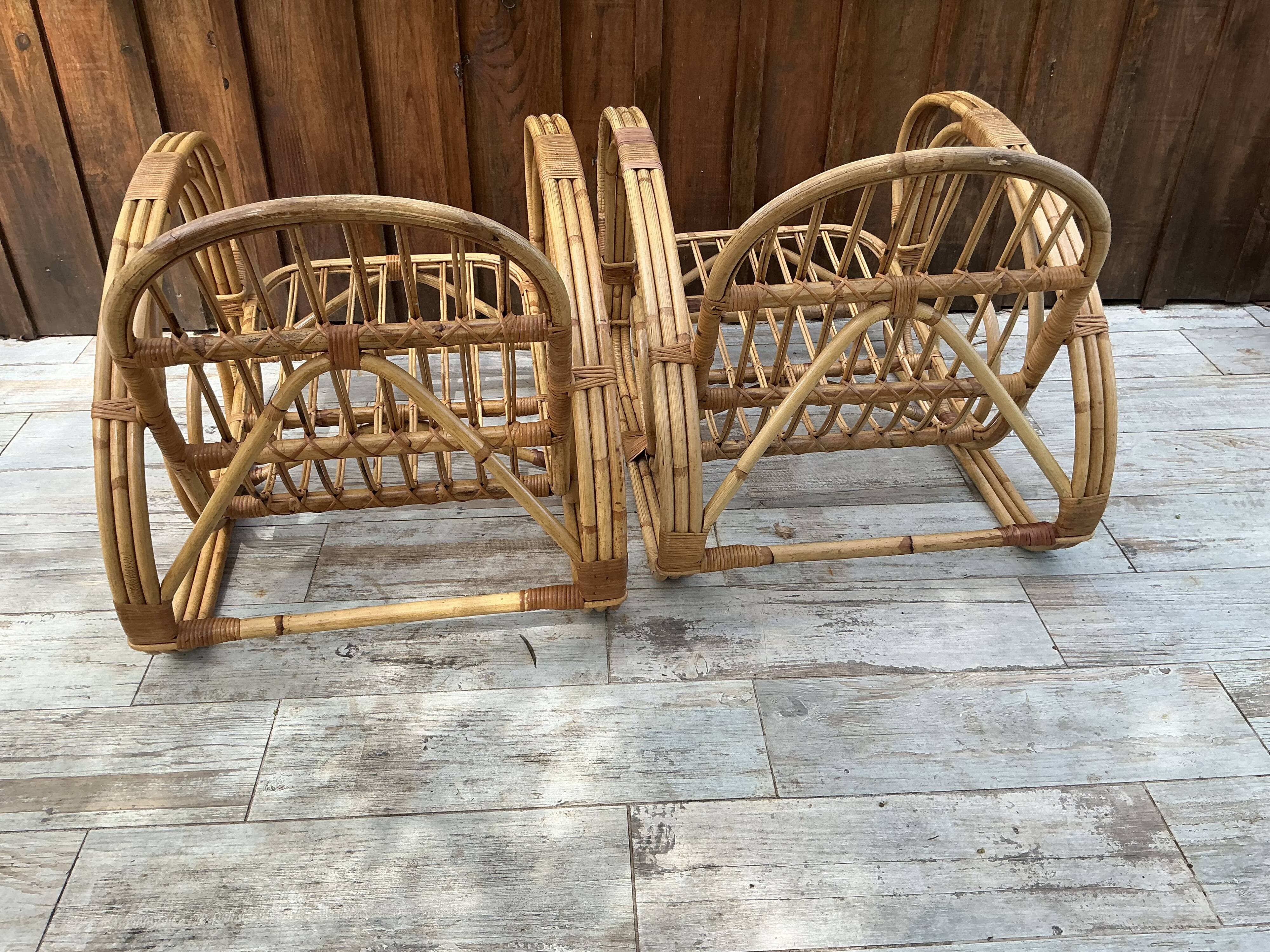 Pair of Riviera lounge chairs from the 1950s.