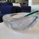 Imposing cracked glass mortar