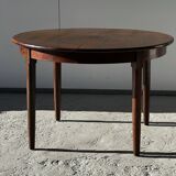 Round rosewood table Cj Rosengaarden, Denmark 1960