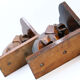 Pair of 2 art deco wooden elephant bookends