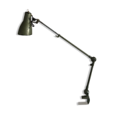 Lampe industrielle Lumina AB verte vintage 1960