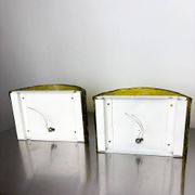 Pair of Carlo Nason for Mazzega Murano glass wall sconces, Italy circa 1970s