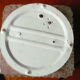 Square ceiling light resists glass