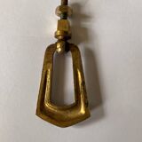 Set of 4 brass pull handles
