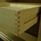 Enfilade vintage en chêne de Ditte et Adrian Heath pour France & Son, Danemark 1960