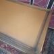 Louis XVI style desk, leather top, 3 drawers and writing tablets