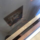 Lucite and brass tray, 70s