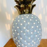 White ceramic pineapple lamp