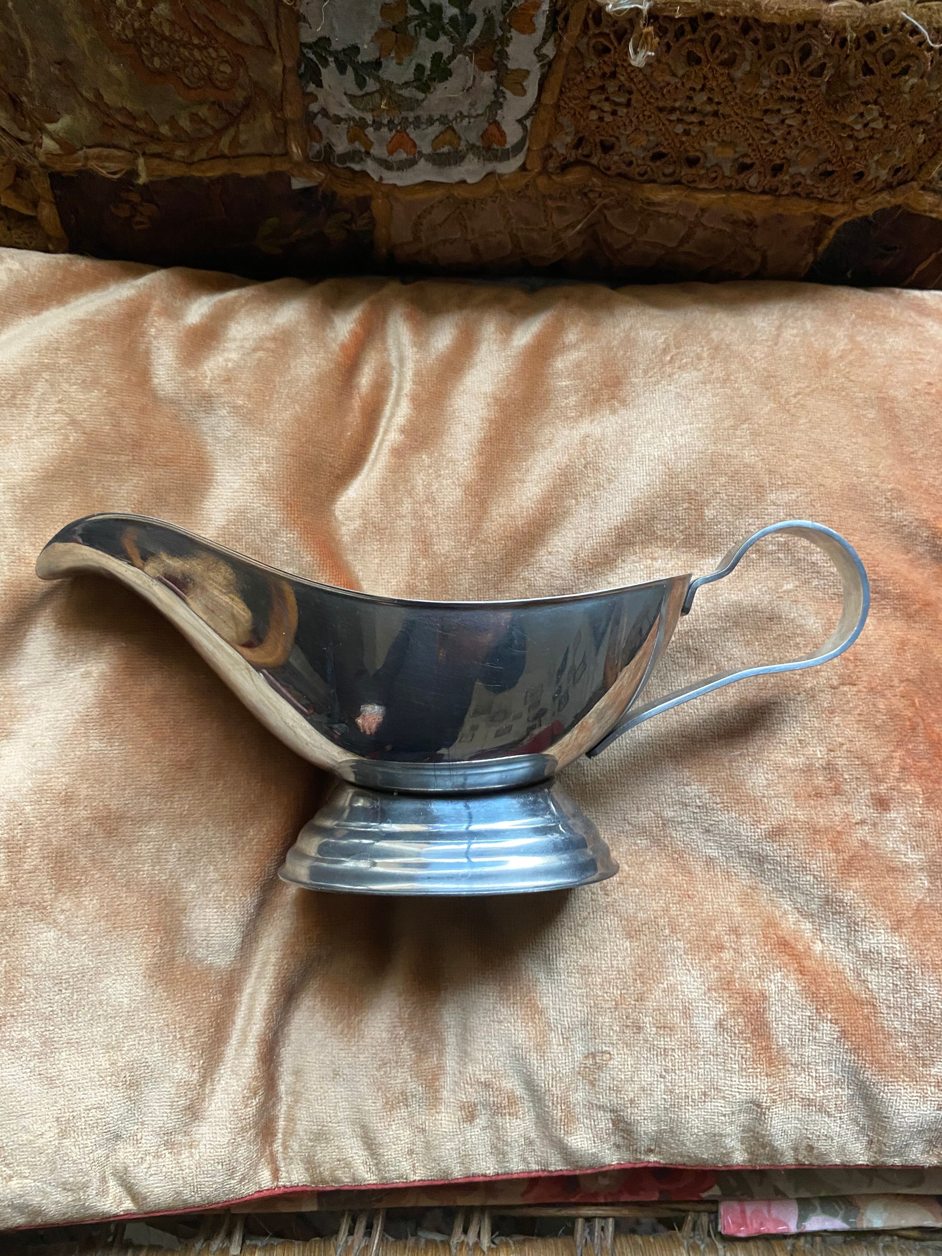 Vintage stainless steel saucemaker.