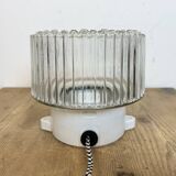 Vintage White Porcelain Ceiling Light, 1970s