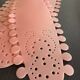 Large coral hanging pendant light Danish modern