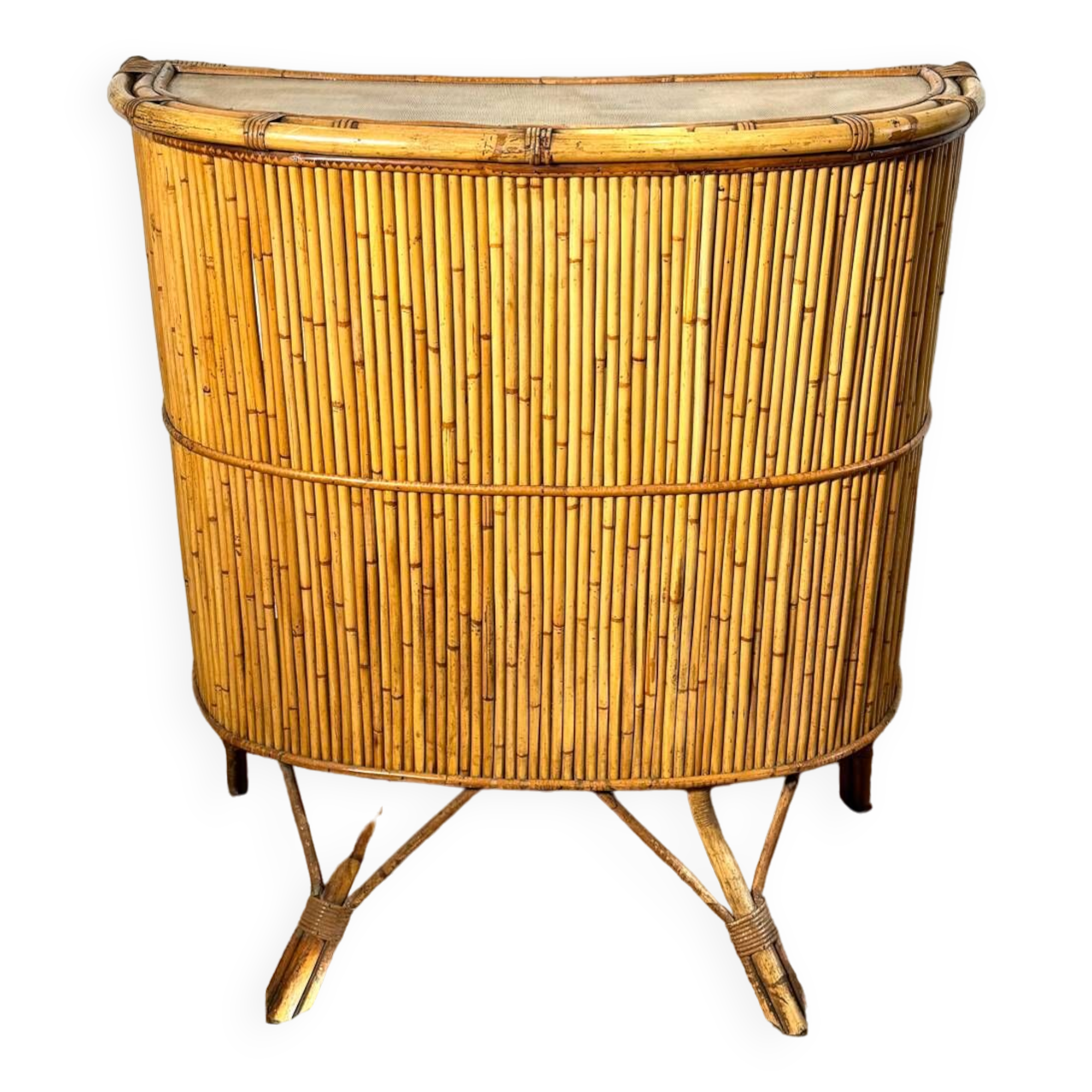 Rattan bar from the 60s/70s