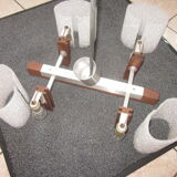 Scandinavian teak chandelier