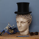 Greek head in waxed plaster