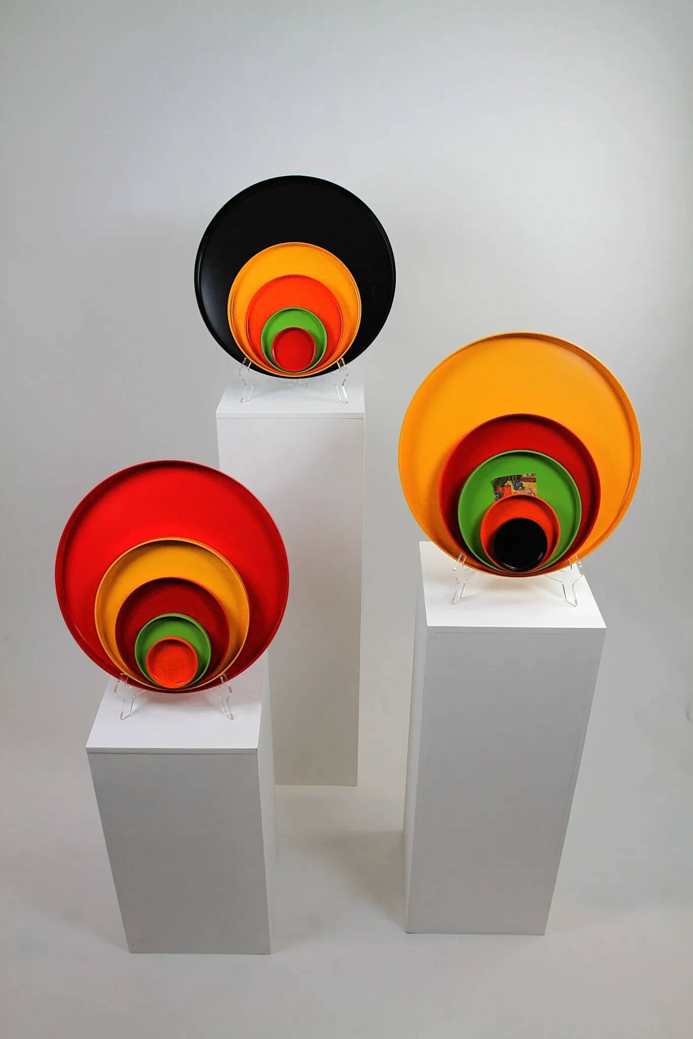Allbricka Melamine Tray Sets — Sweden, 1960s/1970s