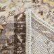 Vintage Brown & Beige Floral Bordered Rug, 184x268Cm