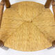 Pair of mulched armchairs made of natural beech, 1950s