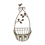 Iron wall planter