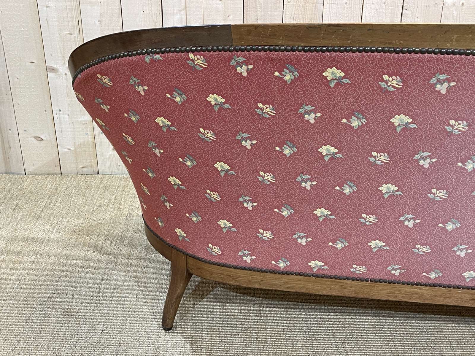 Napoleon III mahogany sofa