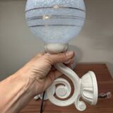 Pair of vintage pastel wall sconces