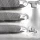Christofle Port Royal 12 silver-plated table forks, new in blister packs.