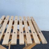 Vintage wooden folding stool