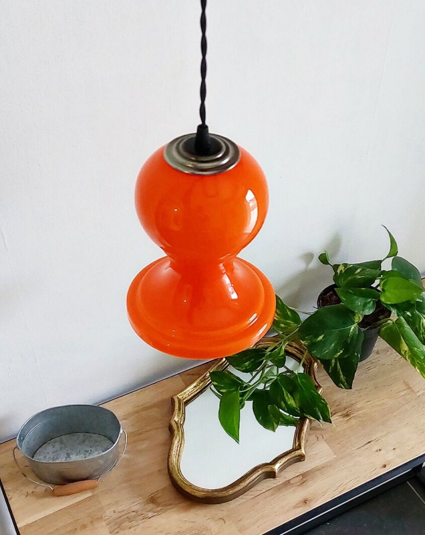 Orange vintage walkway