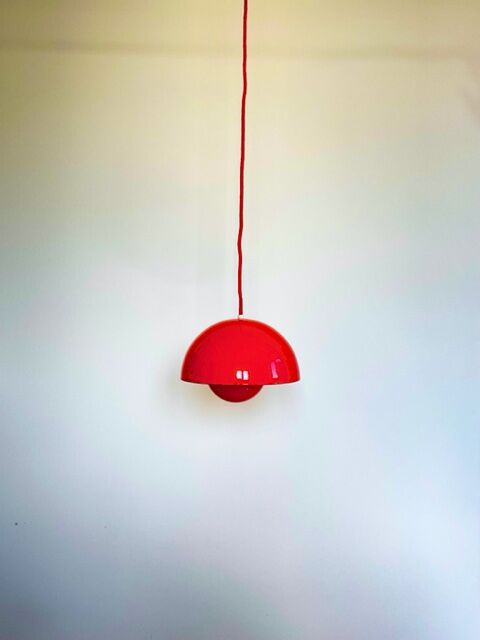 Set of 5 Flowerpot suspensions by Verner Panton