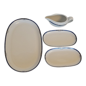 plat ovale, 2 raviers