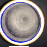 Maurice Pinon Heuze Vase in blue porcelain and gold Art Deco 1920