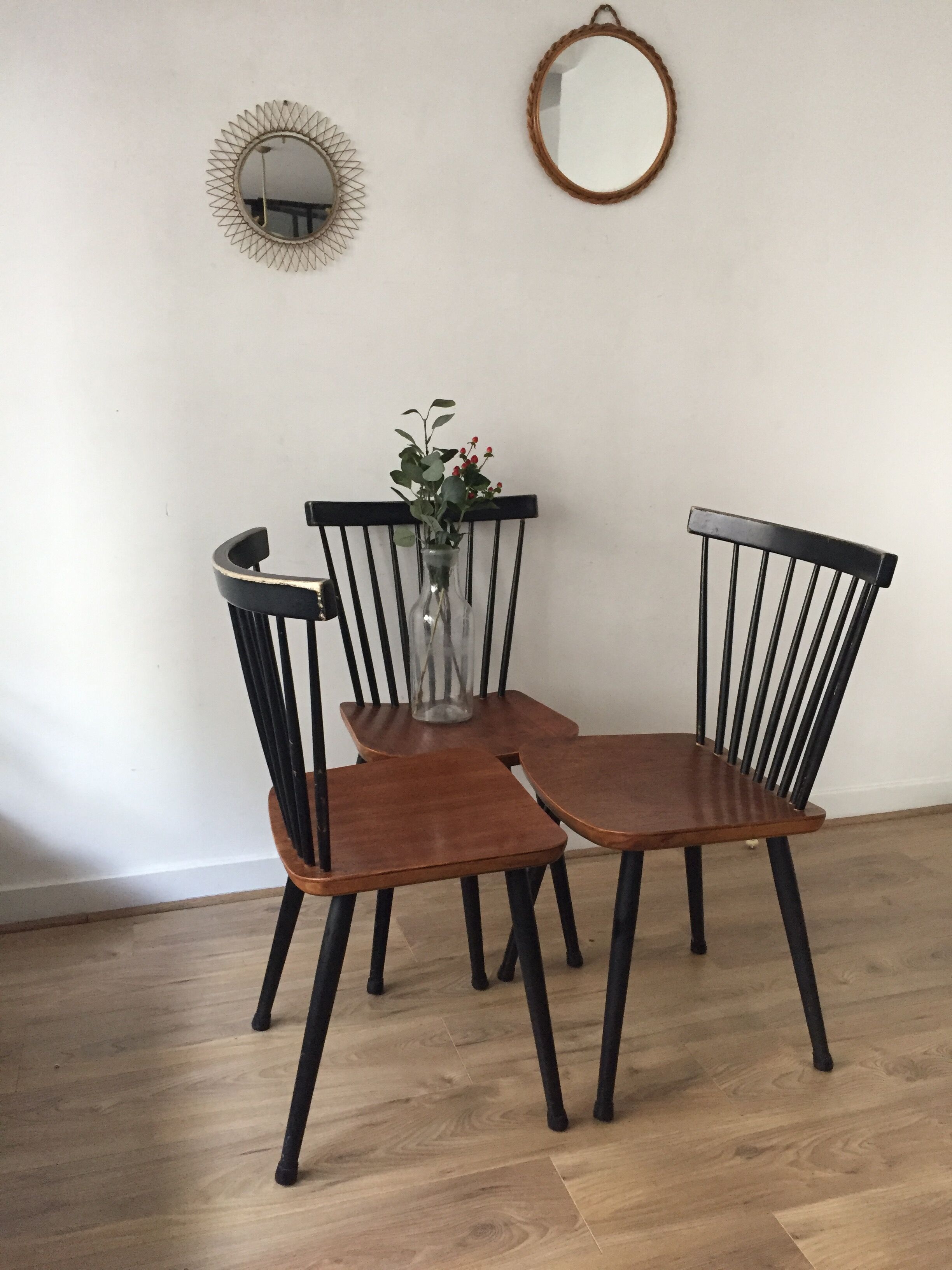 Series of three chairs Stol Kamnik