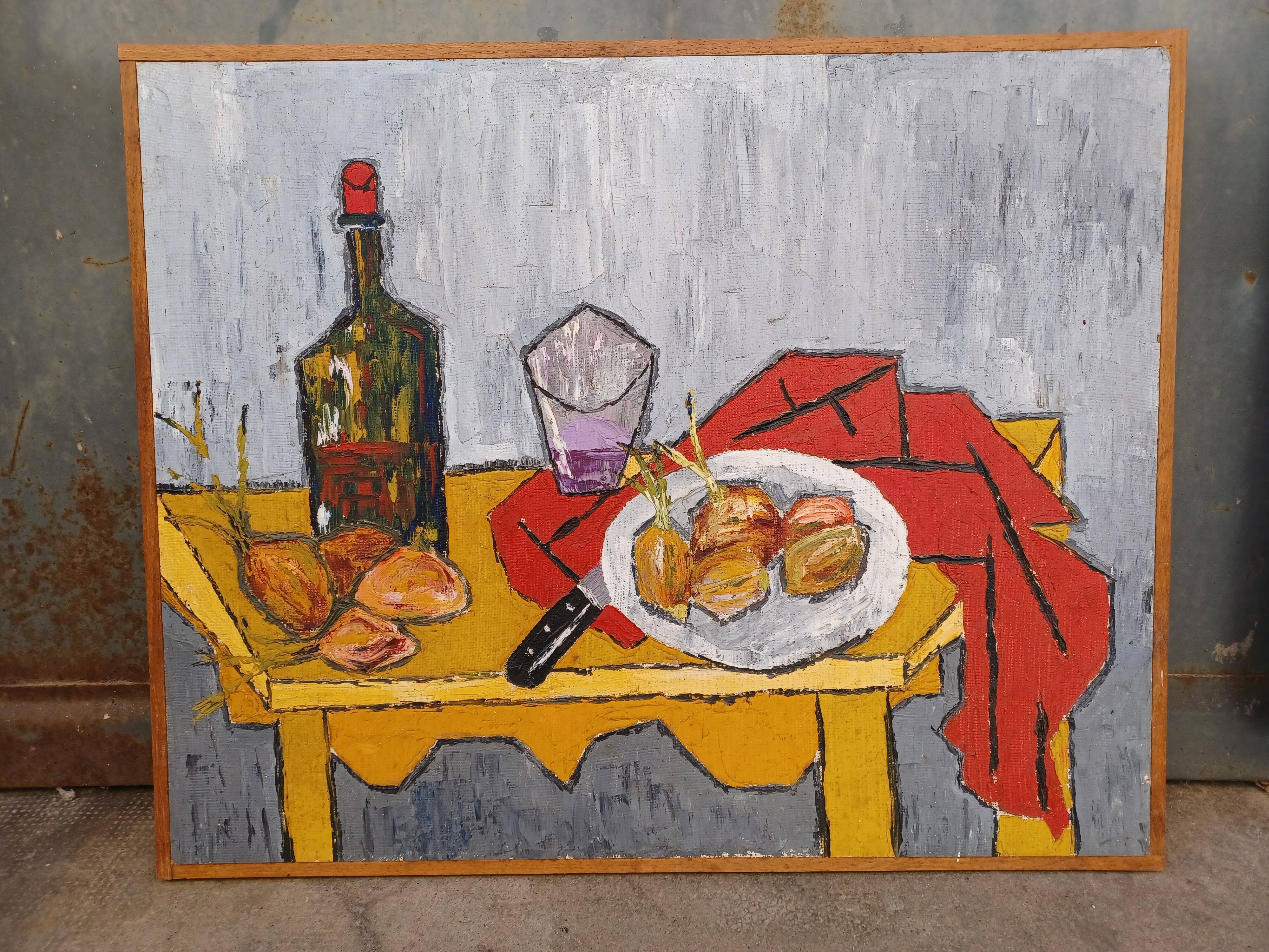 Still life, cubism 1930