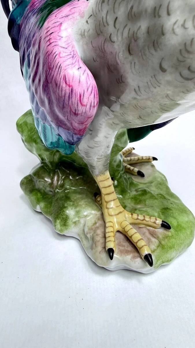 Limoges, large artistic porcelain rooster
