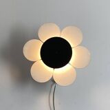 Vintage flower wall light. 1970. Space age.