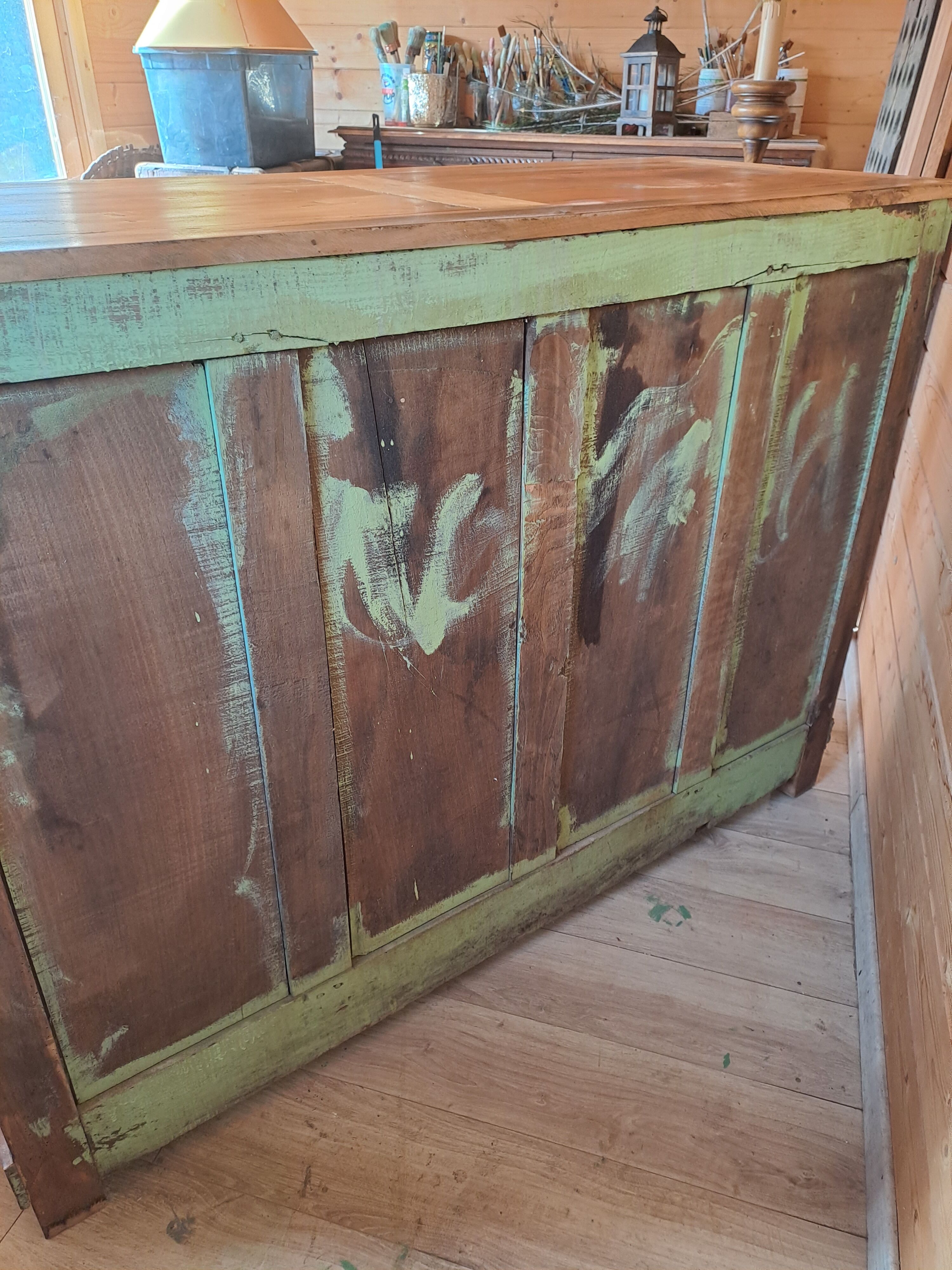 Light walnut sideboard