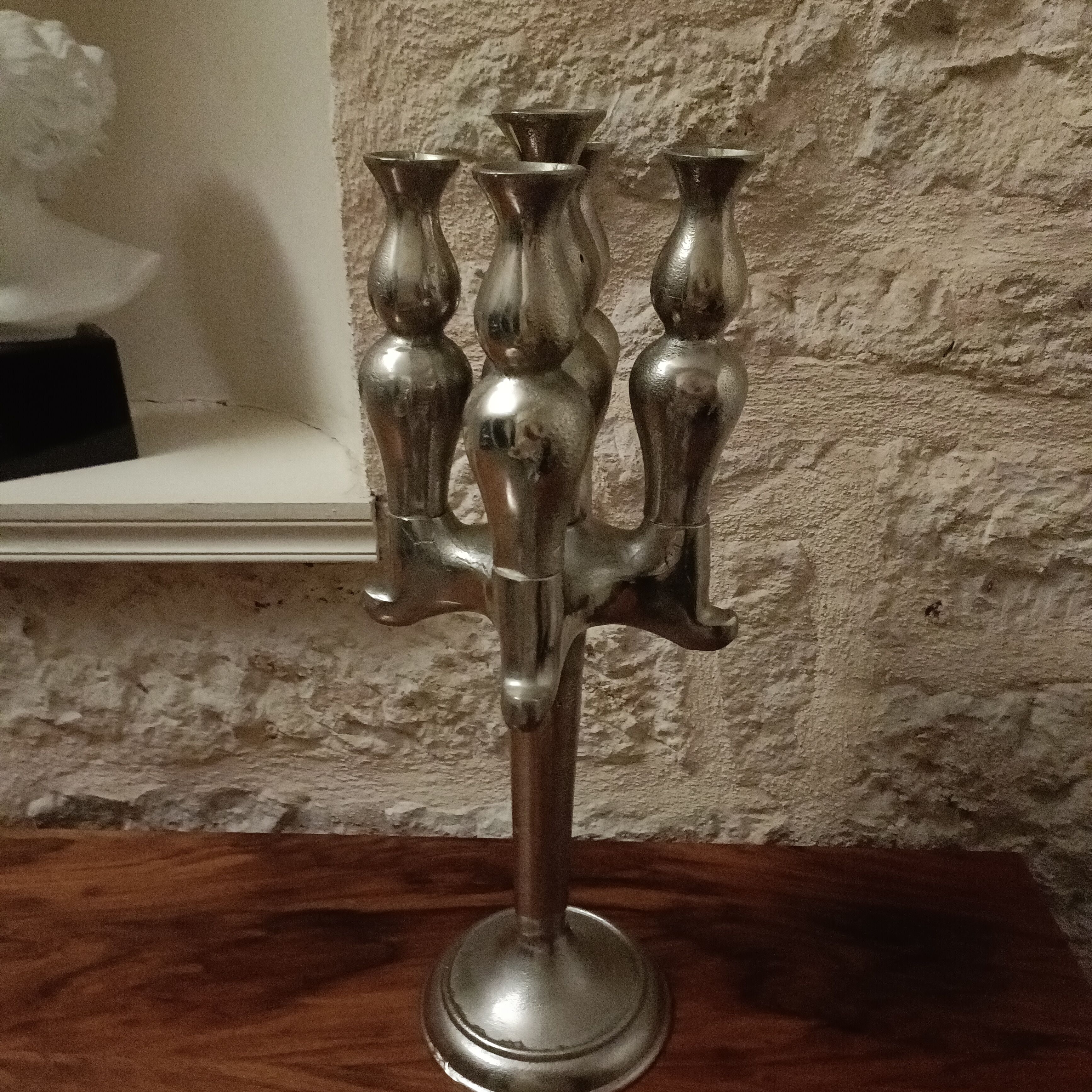 Vintage five-light candlestick