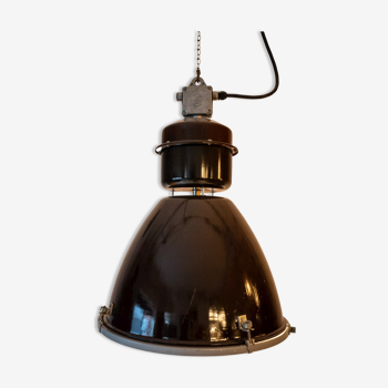 Large czech factory lamp