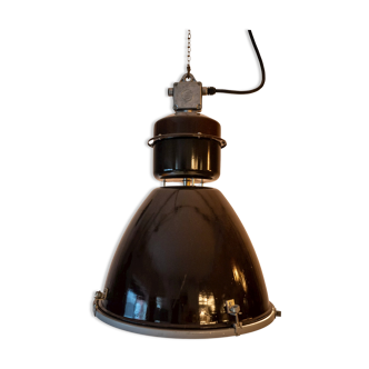 Large czech factory lamp